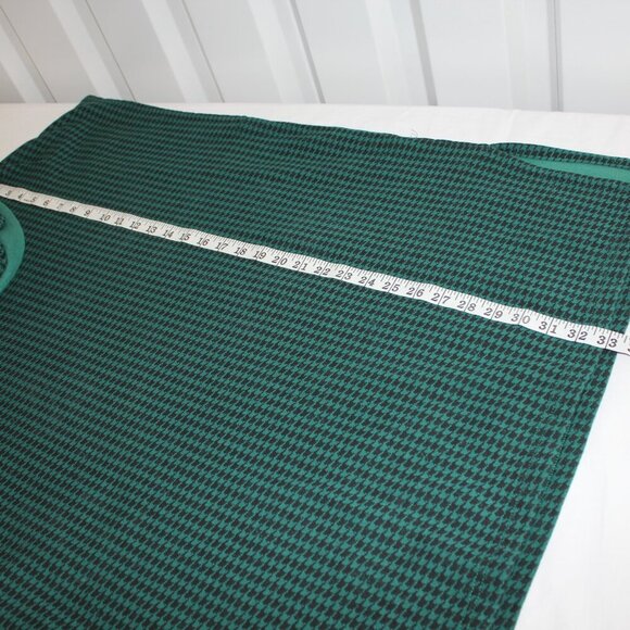 Bryn Walker Womens Pike Poncho Bamboo Cotton Fleece Green Black Size Large NWT - Picture 9 of 10